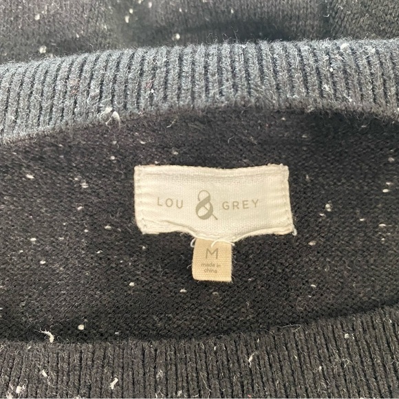 Lou & Grey Speckled Midi Sweater Dress Pockets - Picture 5 of 12